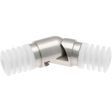 1 Connecteur de Barres - Chrome Mat - Diamètre 25