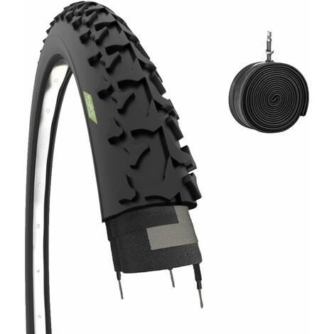 1 COPERTONE 26 x 1.90 (50-559) + CAMERA PNEUMATICO MTB TASSELLATO MOUNTAIN BIKE 26 BICI CITY ADULTO
