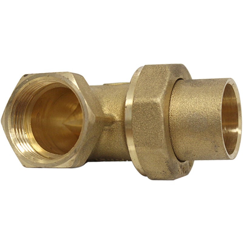 Arcanaute - Coude union 3 pièces 96 gcu femelle 1' (26/34) - Tube Cuivre Ø28