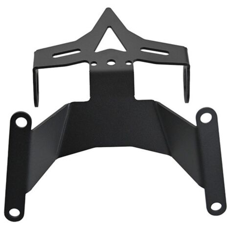 1 couleur : comme sur la photo. Matériau : métal. Support de plaque d'immatriculation court modifié, compatible avec :