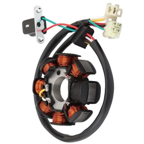 1 couleur : comme sur la photo. Matériaux : ABS + métal. Bobine magnétique 8000A4245 adaptée à la réparation des quads à haute puissance présentant des problèmes de charge ou de démarrage.