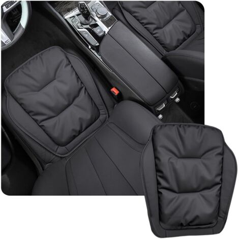 1 coussin de siège, antidérapant, mousse à mémoire de forme, cuir nappa, universel voiture bureau