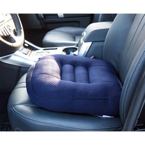 1 coussin rehausseur, maille respirante, coton pp, ergonomie, champ de vision 12cm, voiture bureau