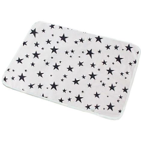 1. Coussin réutilisable pour chien, tapis d'éducation anti-fuite imperméable, alèse noire taille L, idéal pour dressage et protection.