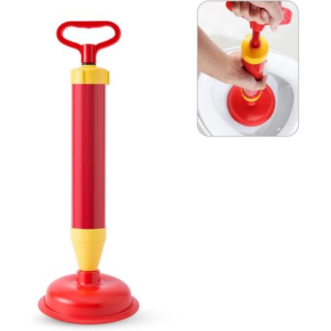 1 Déboucheur Ventouse, Haute Pression Air Comprimé, Caoutchouc Élastique, Pour WC Et Tuyaux