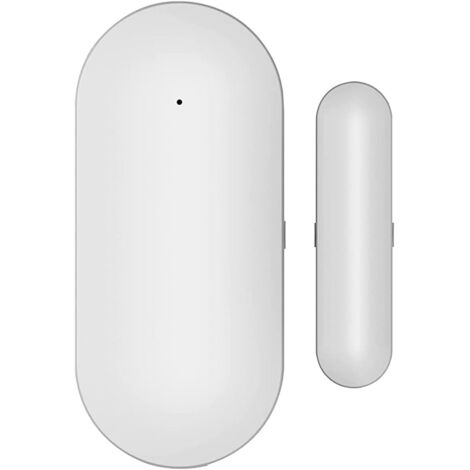 1 - Détecteur Radio - Capteur Ouverture Porte Fenêtre - Alarme Électromagnétique Faible Consommation - Compatible Panneau HXA006 HXA007 - Blanc - 5x2x1cm