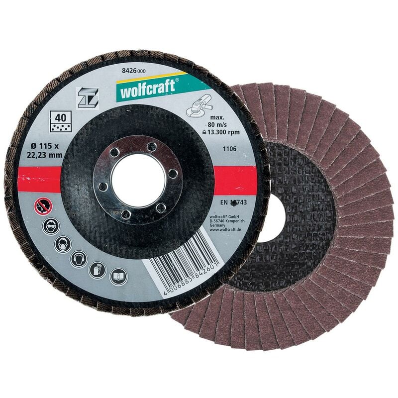 

1 discos para metal para amoladora angular Ø 115 - Wolfcraft