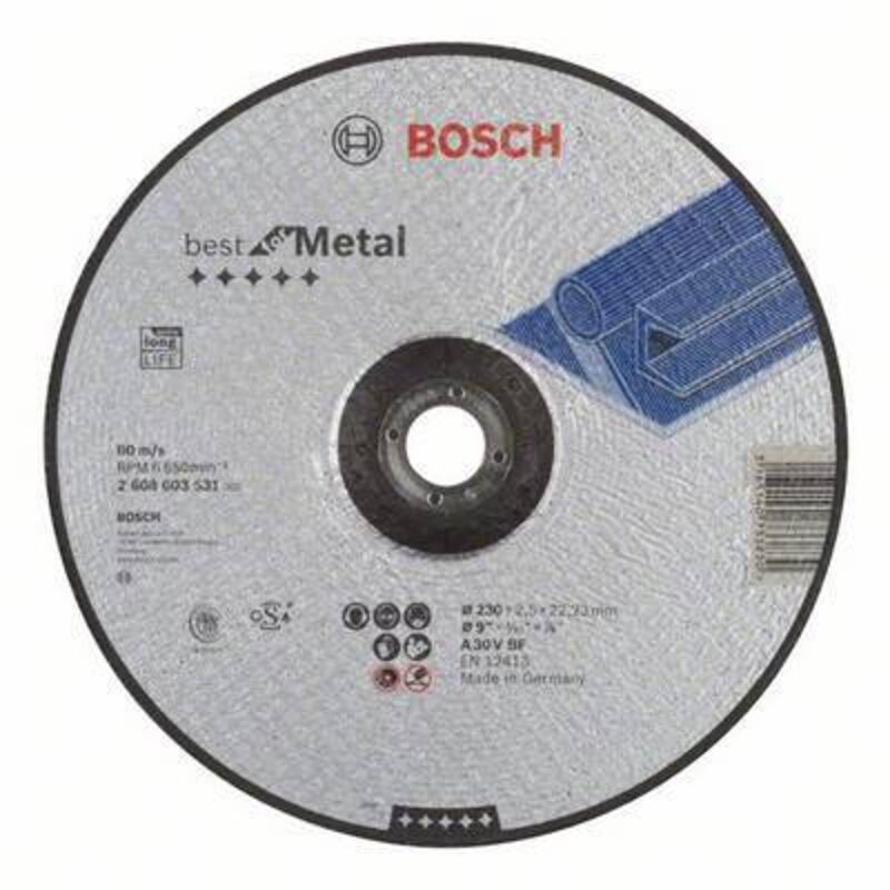Bosch - Meilleur disque à tronçonner en métal a 30 v bf 230 25 2608603531