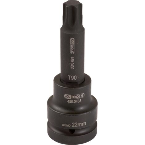 1" Douilles à chocs Torx, longues, T70