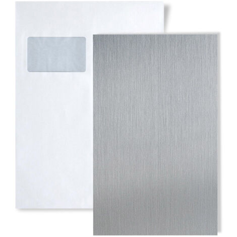 1 ÉCHANTILLON S-10298 WallFace DECO SILVER BRUSHED Deco Collection ÉCHANTILLON panneau mural au format A5