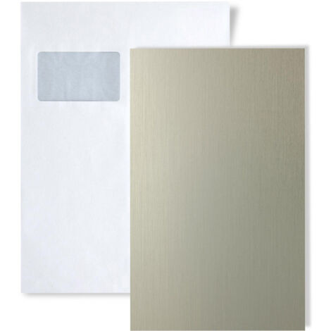 1 ÉCHANTILLON S-12433 WallFace CHAMPAGNE BRUSHED Deco Collection ÉCHANTILLON panneau décoratif au format A5