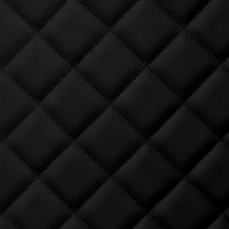 1 ÉCHANTILLON S-15029 WallFace ROMBO 40 NERO Leather Collection ÉCHANTILLON revêtement mural au format A5