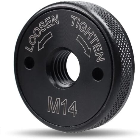 1 Écrou De Serrage Rapide M14, Acier HSS, Pour Meuleuse D'angle, Changement Disque Sans Outil