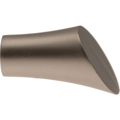 1 Embout Biseau - Chrome Satiné - Diamètre 20