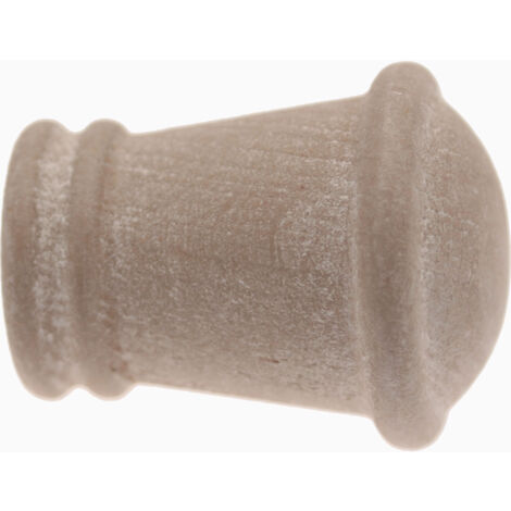 1 Embout Corona - Caramel Cérusé - Diamètre 28