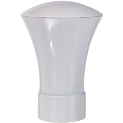 1 Embout Trompette - Blanc laqué - Diamètre 28