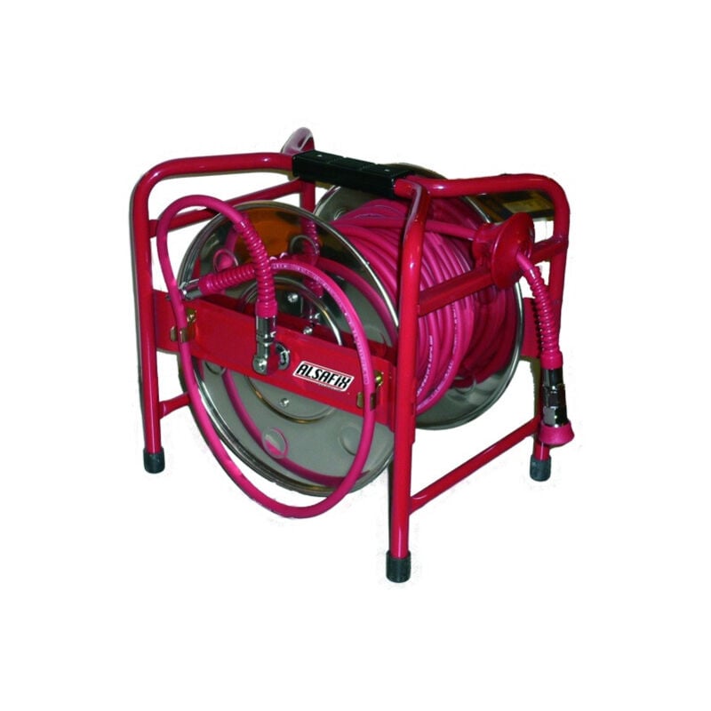 Enrouleur pneumatique haute pression Alsafix 30bar tuyau D6mm x 30m