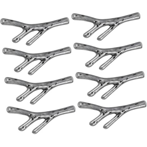1 Ensemble 8 Pièces Poignée De Branche Placard Commode Étagères En Métal Armoires Métalliques Poignées De Tiroir De Commode Poignées De Tiroir Vintage Bouton De Branche D'Arbre