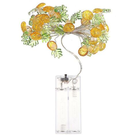 1 ensemble ananas fil de cuivre lumière fruits lumière veilleuse décor de noël H Zhouxuan