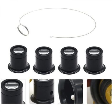 1 ensemble de masque pour les yeux, loupe, monocle de bijoutier, verres à boire, restaurateur de bijoux, outils de bijouterie, miroir grossissant, réparation de montres, loupe, tabulation, anneau en a