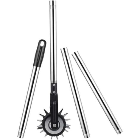 1 Ensemble De Roue De Coupe-Bordure Rotative Manuelle Cisaille À Métal pour Tondeuse À Gazon Raccords De Coupe-Bordure De Jardin Roue De Cisaille Rotative Accessoires