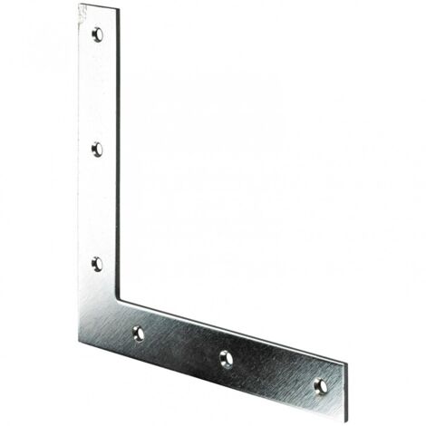 Hettich – Équerre de fixation plate 140 mm – Acier zingué pour assemblage robuste – Applications professionnelles – Lot de 1 pièce