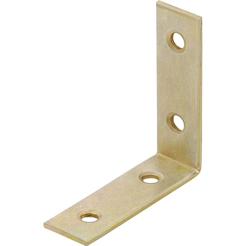 

Escuadra de 90º Galvanizada Amarillo | Medidas: 75 x 75 x 18 mm | Material de Alta Resistencia