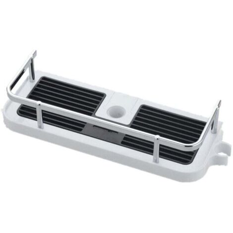 1 estante de ducha para baño, estante de ducha colgante, sin necesidad de taladrar para barra de ducha con anilla y gancho