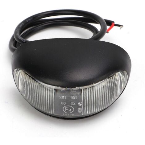1. Feu latéral LED 10-30V IP68 étanche, faible consommation, lentille PC pour camion, remorque, bateau – Éclairage de gabarit durable et lumineux.