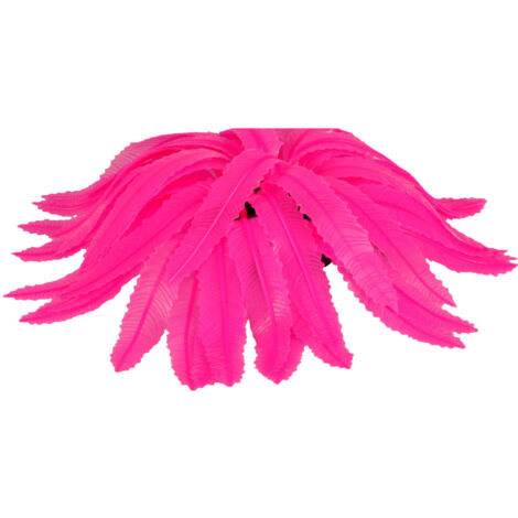 1 Fougeres fluo. decoration aquarium.  ø7 cm x 11 cm. couleur aleatoire. - Flamingo