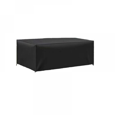 1 funda para mesa de jardín, 123 x 61 x 72 cm, 420D Oxford, funda protectora resistente a la intemperie y al desgarro para muebles de jardín.