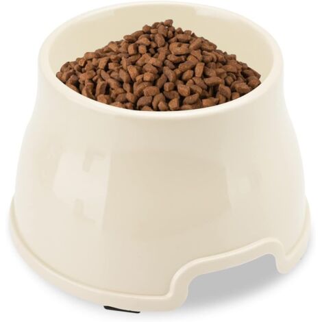 1 gamelle surélevée pour chien, antidérapante, plastique pp, 600ml ou 900ml, pour petites moyennes grandes races