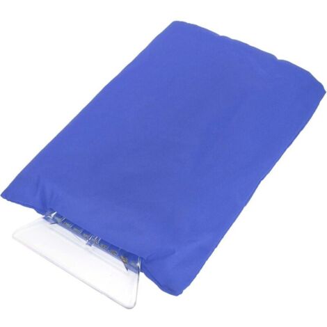 1 gant grattoir universel pour voiture 16 x 22 cm – Gant chaud et isolé avec dégivreur pour pare-brise de voiture et camion – Tissu ABS imperméable bleu