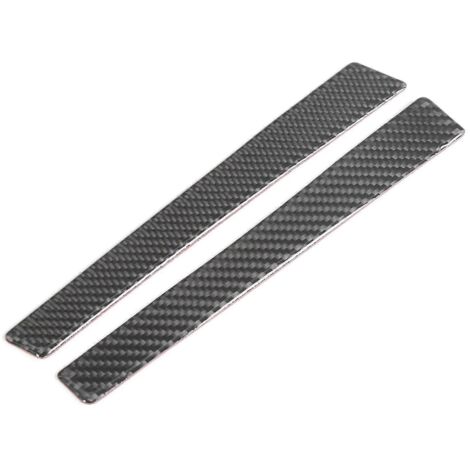 1. Garniture de console centrale, bande décorative en fibre de carbone douce, pour cache-porte-gobelets, adaptée à S60/V60.
