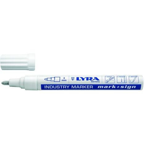 1 gelber Lackmarker LYRA