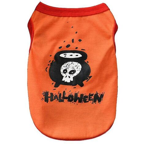1 gilet pour chien pour décorations d'Halloween