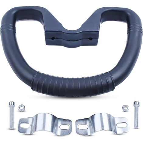 1 - Guidon - Poignée - Remplacement Pièce 4130 790 1316 - Compatible Débroussailleuse Stihl FS55 FS80 FS120 - Accessoire Jardinage - Noir - 25,0cm