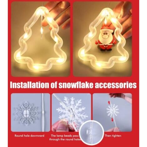 1 guirlande lumineuse, rideau led 3m, lumière chaude, télécommande 8 modes, décoration intérieur extérieur