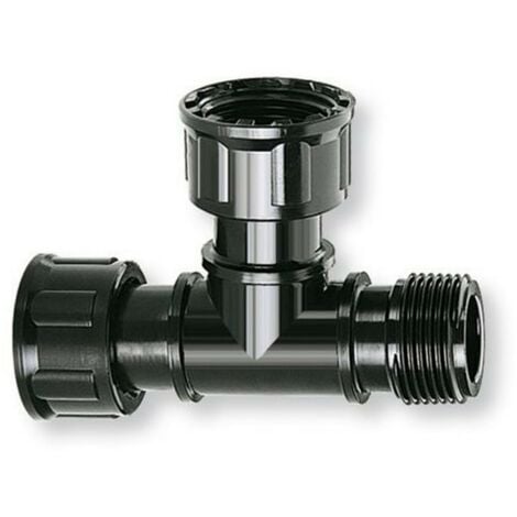 1" hembra a 1" hembra a 1" macho Racor en T