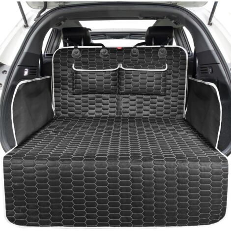1 Housse De Protection Coffre Voiture Chien Imperméable Antidérapant 2 Poches Pour SUV Et Camionnette