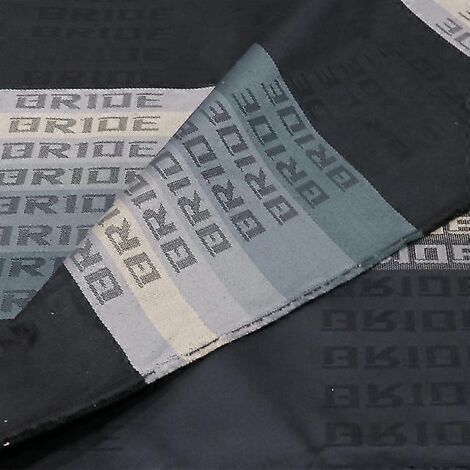 1 housse de siège de voiture de course style JDM haute qualité Hyper Bride Recaro en tissu, garniture de toit et panneau de porte, 100 cm x 160 cm housses housse de siège Bride Gradation