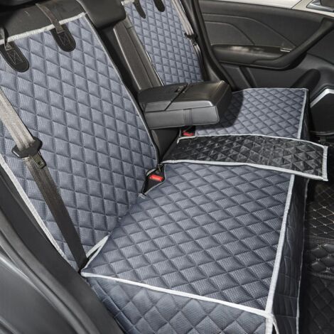 1 housse protection siège arrière voiture chien,imperméable tissu oxford anti-rayures isofix compatible suv berline