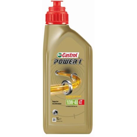 1 HUILE MOTEUR CASTROL 15F5A0 CASTROL POWER1 4T 10W-40