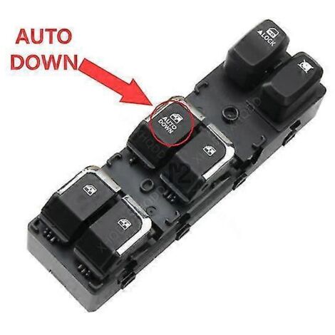 1 interrupteur principal de lève-vitre électrique côté conducteur gauche pour Jac T6 S5 (ensemble interrupteur d'ascenseur 3750030u1510 3750030u1512) --Descente automatique