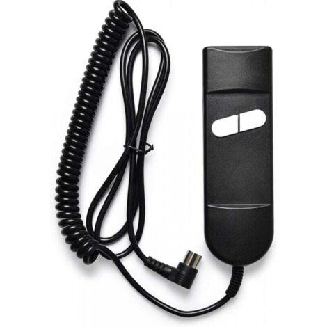 1 interruptor de control remoto manual para sillón reclinable con 2 botones para sillas eléctricas, apto para sillones elevadores, sofás eléctricos y sillones reclinables.