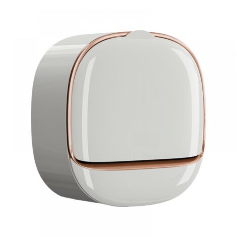 1 jabonera de pared para baño, blanca, jabonera de ducha con tapa abatible, jabonera de ducha impermeable, jabonera nórdica autodrenante para baño y cocina