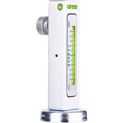 1 Jauge Magnétique Acier Réglable Mesure Carrossage Camion Voiture