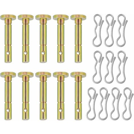 1 Jeu/ 20 Pièces Goupilles de Cisaillement de Remplacement pour Souffleuses à Neige Compatibles pour 714-04040 738-04124 -Versailles