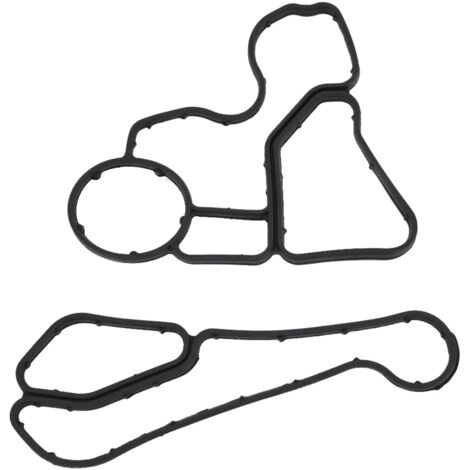 1 jeu de joints de botier de filtre à huile moteur pour BMW 11428637821 11428637820