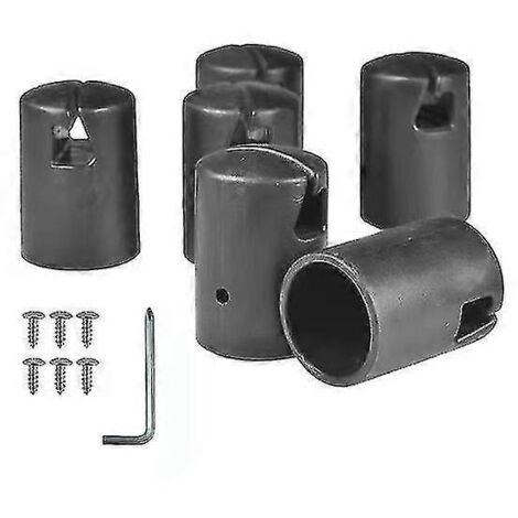 1 jeu de protections pour tubes de trampoline, pièces de rechange pour trampoline, embouts de barres de trampoline